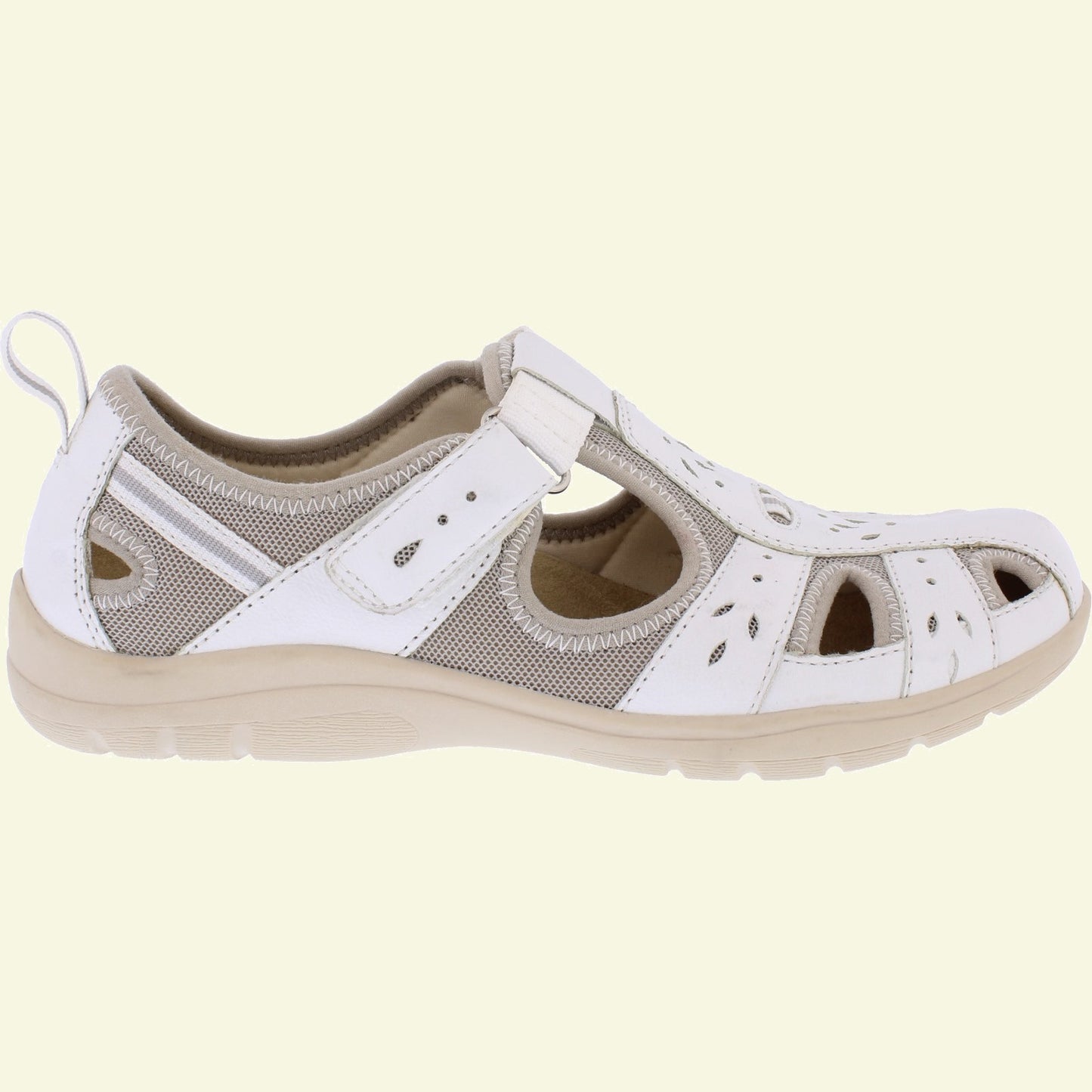 Cleveland White Leather