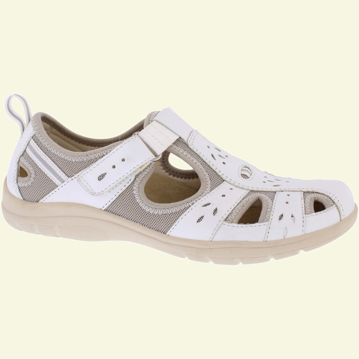 Cleveland White Leather