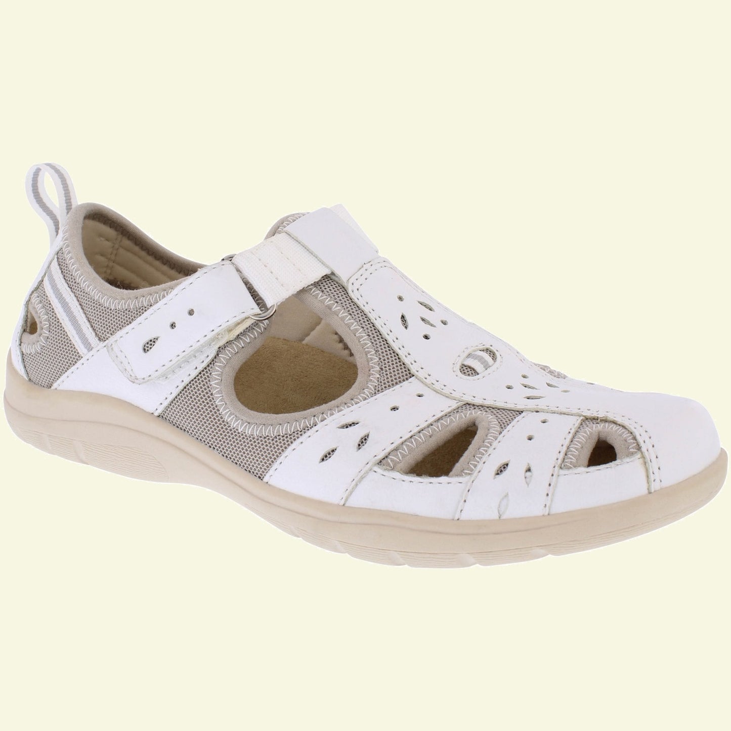 Cleveland White Leather