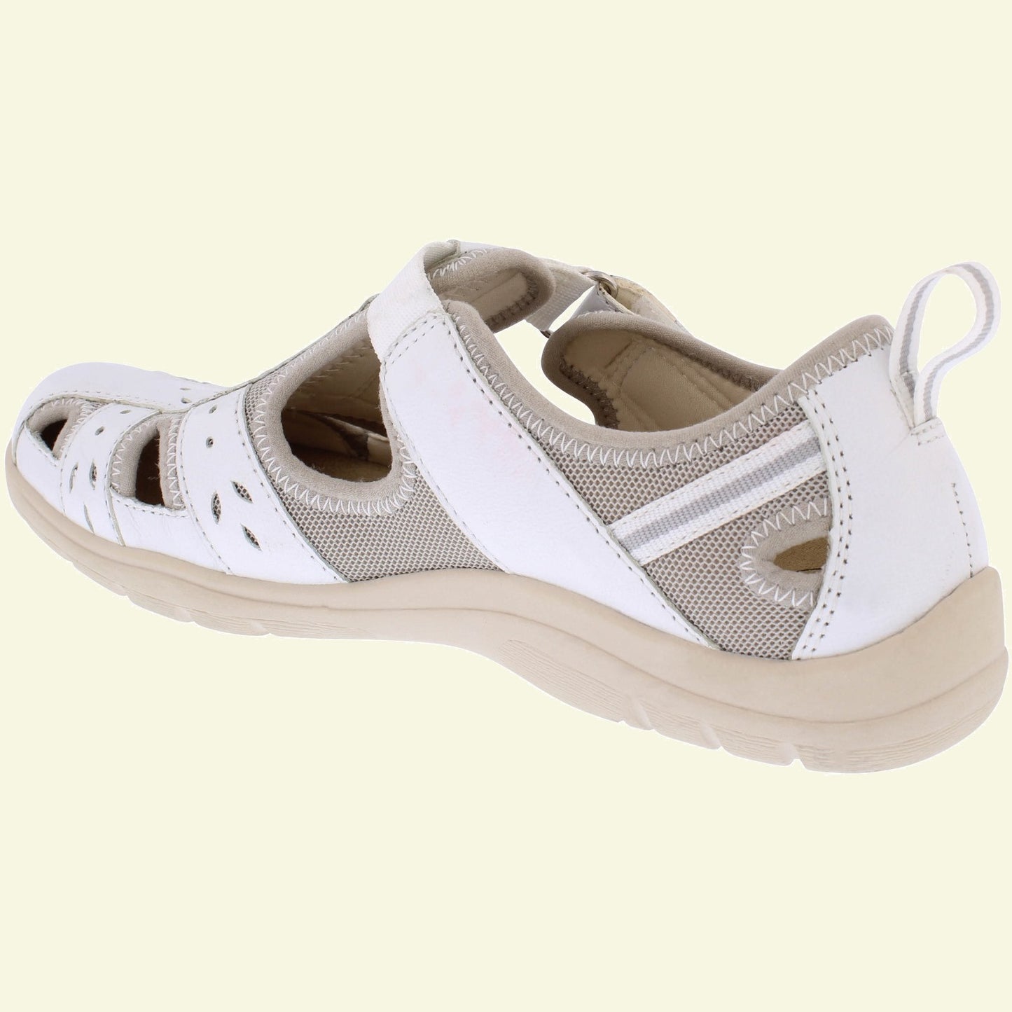 Cleveland White Leather