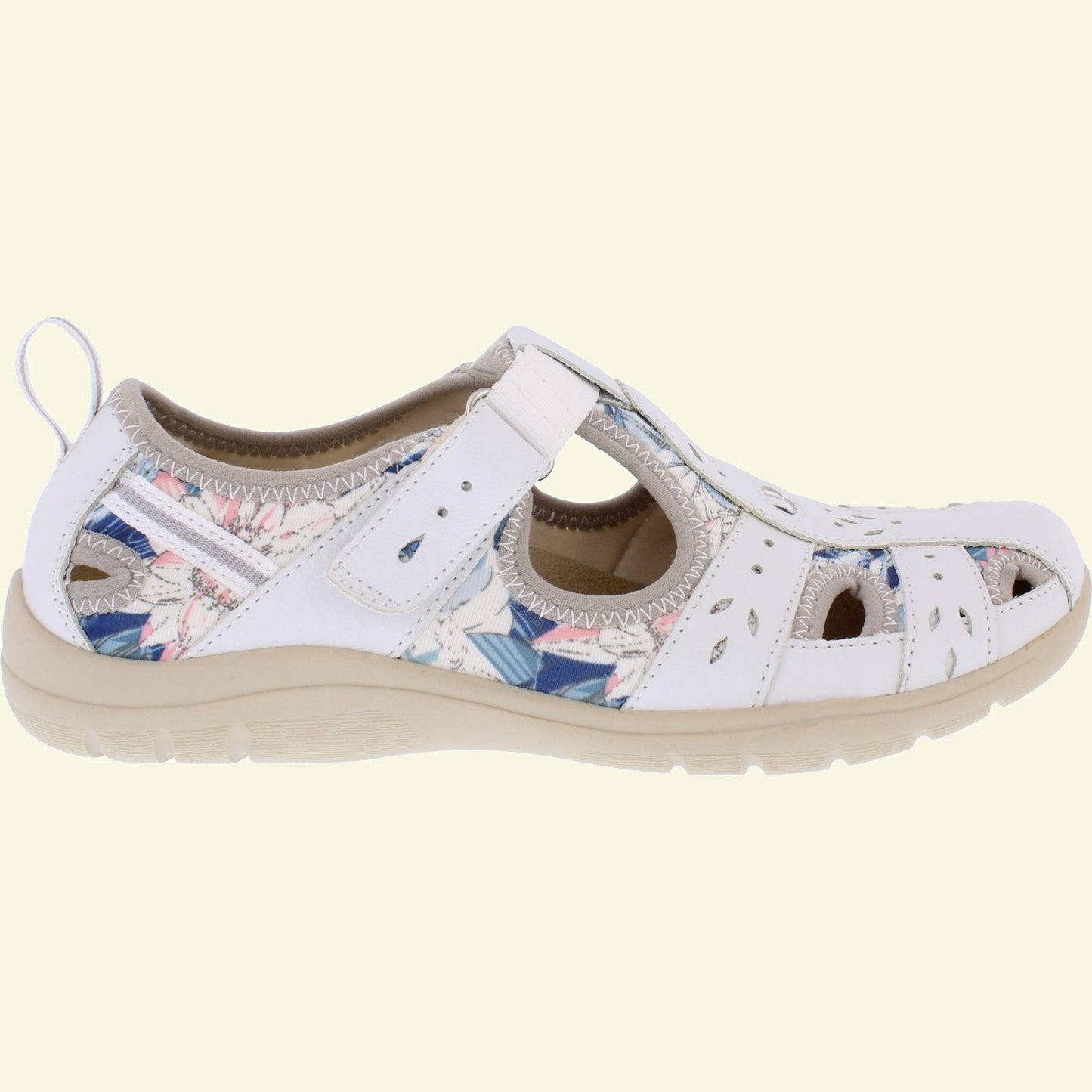 Cleveland White Multi Leather