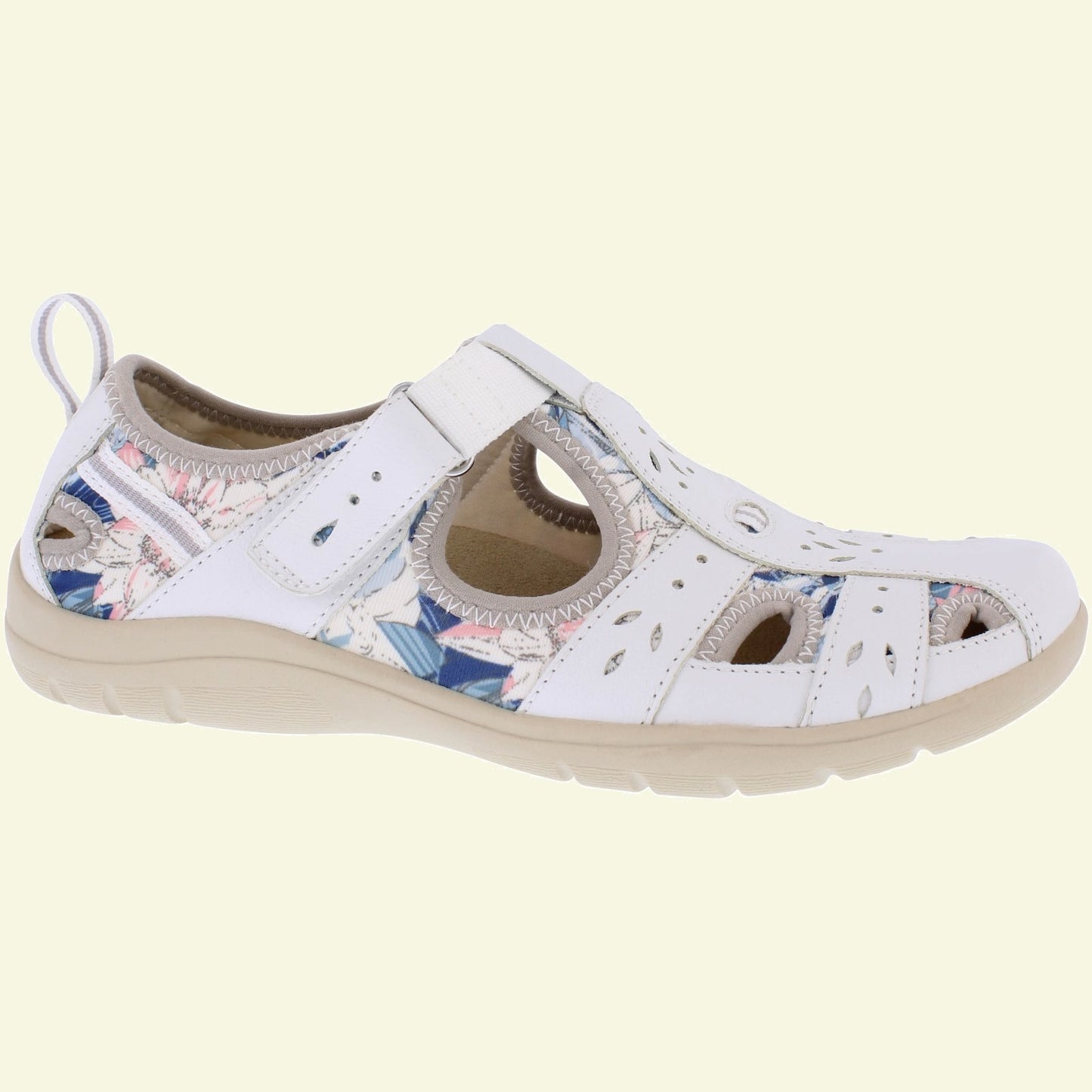 Cleveland White Multi Leather