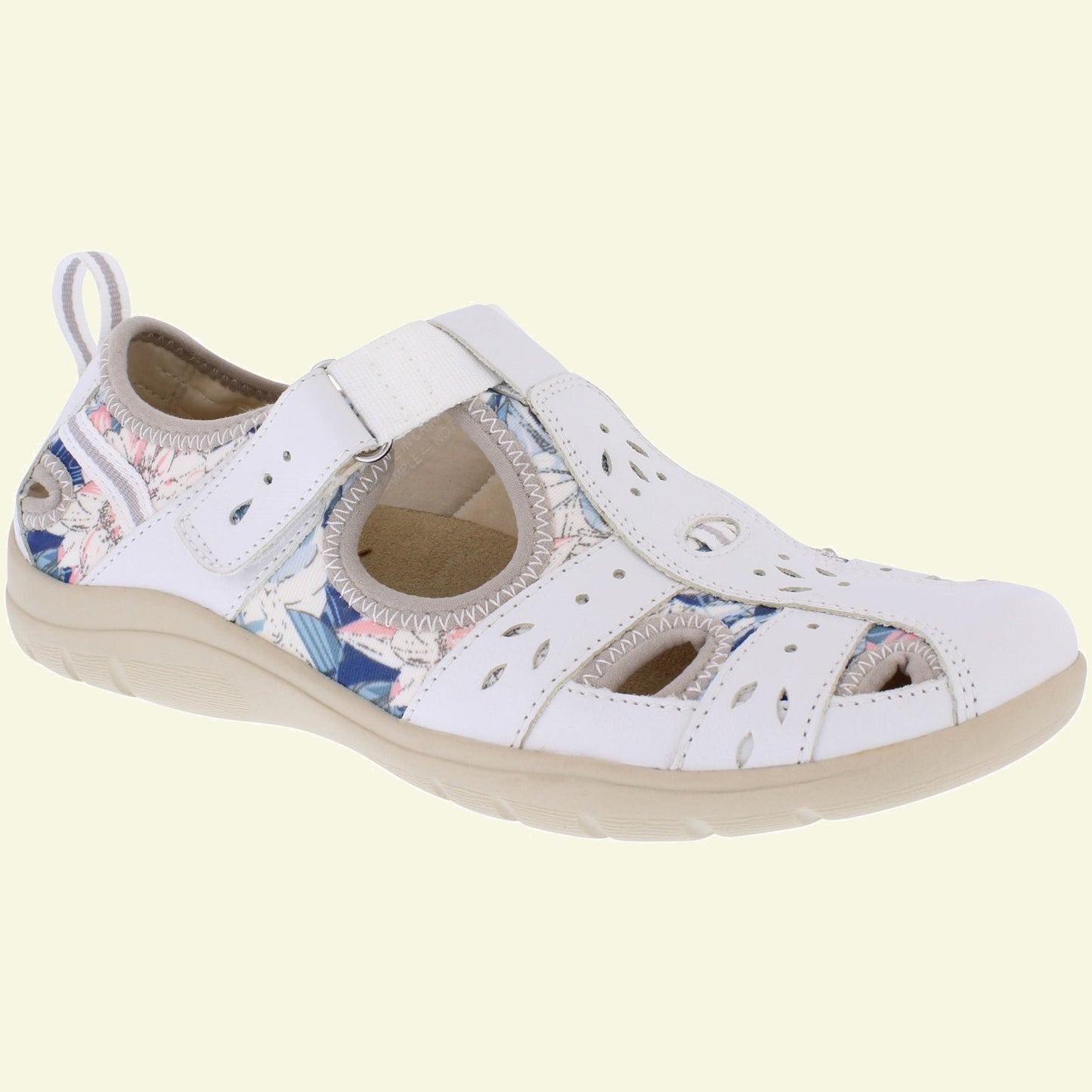 Cleveland White Multi Leather
