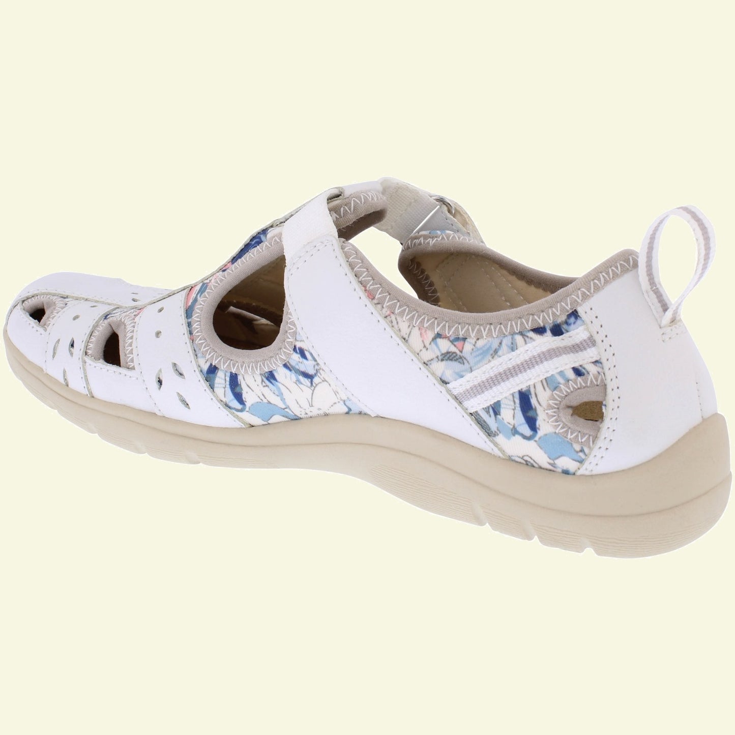Cleveland White Multi Leather